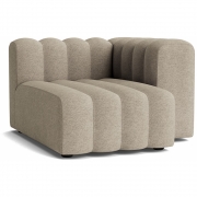Norr11 - Studio Sofa Lounge Element M mit Armlehne kurz Links | Barnum Col 3