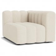 Norr11 - Studio Sofa Lounge Element S mit Armlehne Links | Barnum Col 24