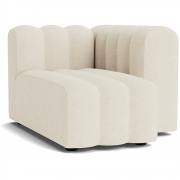 Norr11 - Studio Sofa Lounge Element S mit Armlehne kurz Links | Barnum Col 24