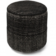 nanimarquina - Tres Persian Hocker Schwarz