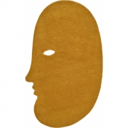 nanimarquina - Talk Talk Teppich Senf 