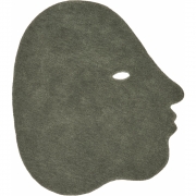 nanimarquina - Talk Talk Teppich Blaugrün S