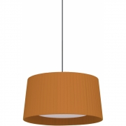 Santa & Cole - GT5 Pendelleuchte Senf Satin Nickel / Doppelt