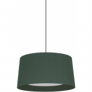 Santa & Cole - GT5 Pendelleuchte Grün Satin Nickel / Doppelt