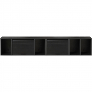 Northern - Hifive Wandregal 200 cm | Eiche schwarz