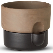 Northern - Oasis Blumentopf Zweifarbig Medium | Schwarz