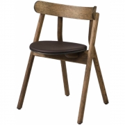Northern - Oaki Stuhl mit Sitzpolster Eiche geräuchert