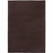 Northern - Row Teppich medium Dunkelbraun