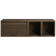 Northern - Hifive Slim Wandregal 100cm Eiche geräuchert