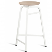 Northern - Treble Barhocker, Eiche Weiß/Eiche geölt