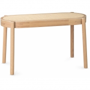 Northern - Pal Bank mit Rattangeflecht Eiche geölt