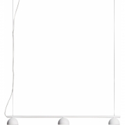 Northern - Blush Rail 3 Pendelleuchte Weiß matt