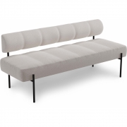 Northern - Daybe Dining Sofa Füße Schwarz Hellgrau (Brusvik 02)