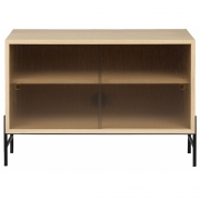 Northern - Hifive Glas Sideboard 75 Niedrig / Eiche geölt
