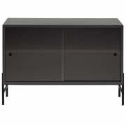 Northern - Hifive Glas Sideboard 75 Niedrig / Eiche schwarz