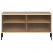 Northern - Hifive Glas Sideboard 100 Niedrig / Eiche geölt