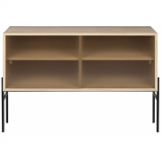 Northern - Hifive Glas Sideboard 100 Hoch / Eiche geölt