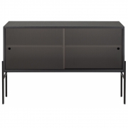 Northern - Hifive Glas Sideboard 100 Hoch / Eiche schwarz