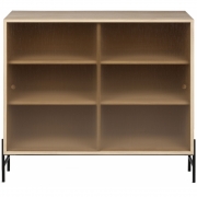 Northern - Hifive Glas Schrank 100 Niedrig / Eiche geölt