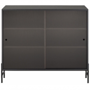 Northern - Hifive Glas Schrank 100 Niedrig / Eiche schwarz