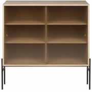 Northern - Hifive Glas Schrank 100 Hoch / Eiche geölt