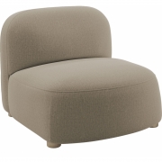 Northern - Gem Lounge Stuhl Hellbraun (Brusvik 65)