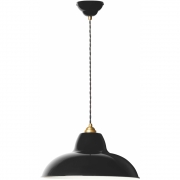 Anglepoise - Original 1227 Brass Midi Wide Hängeleuchte Jet Black