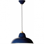 Anglepoise - Original 1227 Brass Midi Wide Hängeleuchte Ink Blue