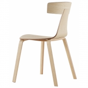 Plank - REMO Wood Stuhl mit Holzgestell