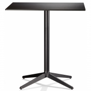 Plank - MISTER X Tisch 70x70 cm MDF (Indoor) | Schwarz