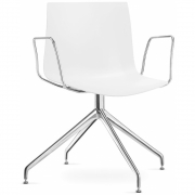 Arper - Catifa 46 0368 / 0377 Armlehnstuhl Sternfuß einfarbig 