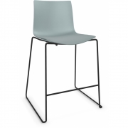 Arper - Catifa 46 0474 Barhocker einfarbig H 64cm Petrol | Schwarz