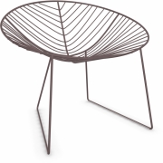Arper - Leaf 1803 Loungesessel Mokka