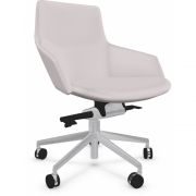 Arper - Aston Conference Syncro 1933 Stuhl mit Rollen 