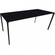 Arper - Nuur 0814 Tisch rechteckig 180 x 79 cm | Schwarz
