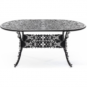 Seletti - Industry Tisch oval Schwarz