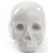 Seletti - Memorabilia My Skull Deko Totenkopf Weiß