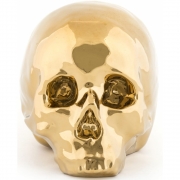 Seletti - Memorabilia My Skull Deko Totenkopf Gold