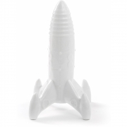 Seletti - Memorabilia My Spaceship Deko Raumschiff Weiß