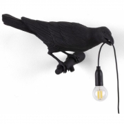 Seletti - Bird Looking Wandleuchte Black | Looking Right