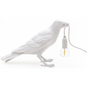 Seletti - Bird Waiting Tischleuchte White | Waiting OUTDOOR