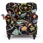 Seletti - Botanical Diva Sessel Schwarz