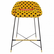 Seletti - TP Shit Barhocker gepolstert 