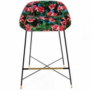 Seletti - TP Roses Barhocker gepolstert 
