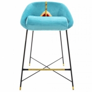 Seletti - TP Drill Barhocker gepolstert 