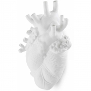 Seletti - Love In Bloom Giant Heart Vase Weiß