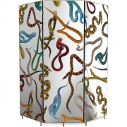 Seletti - Faltbare Spiegelwand Snakes