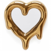 Seletti - Melted Heart Spiegel / Bilderrahmen Gold