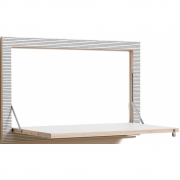 Ambivalenz - Fläpps Sekretär/in 80x50 cm Watercolor Stripes – Kind of Style