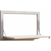 Ambivalenz - Fläpps Sekretär/in 80x50 cm Fading Grey – Monika Strigel